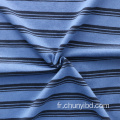 Poly65% de haute qualité respirant 35% de bandes Modèles Single Jersey Tript Tissu pour hommes Femmes